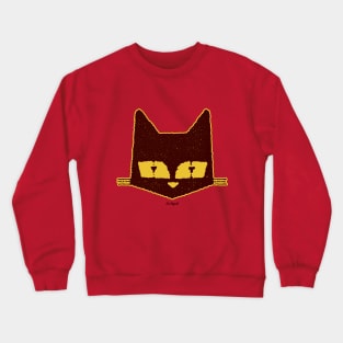 MY CAT IS AWESOME (yellow edition) Crewneck Sweatshirt